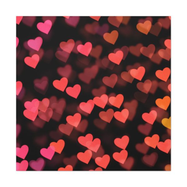 Heart Bokeh Standard Canvas