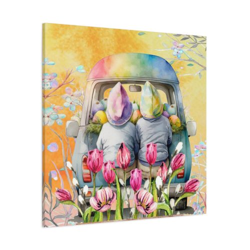 101419-315.jpg Spring Easter Gnomes On Van Standard Canvas