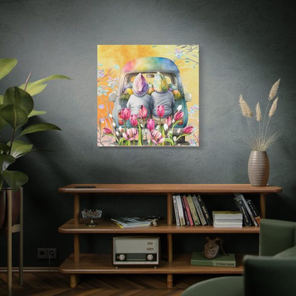 101419-319.jpg Spring Easter Gnomes On Van Standard Canvas