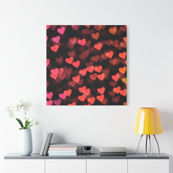 Heart Bokeh Standard Canvas