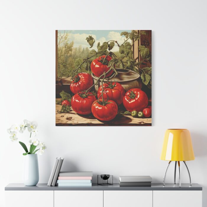 Cooking Tomatoes Standard Canvas - Image 3