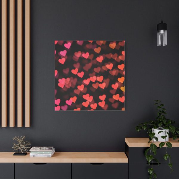 Heart Bokeh Standard Canvas