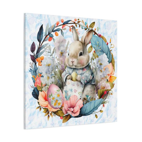 101419-330.jpg Baby Easter Bunny Wreath Standard Canvas