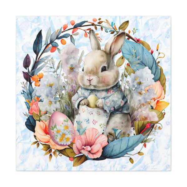 101419-331.jpg Baby Easter Bunny Wreath Standard Canvas