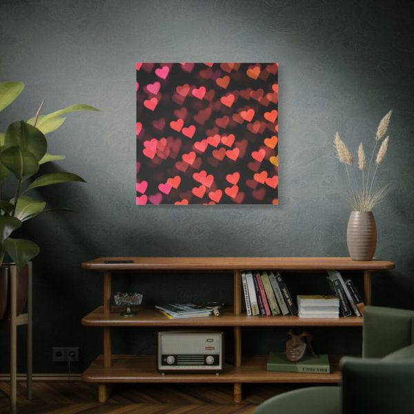 Heart Bokeh Standard Canvas