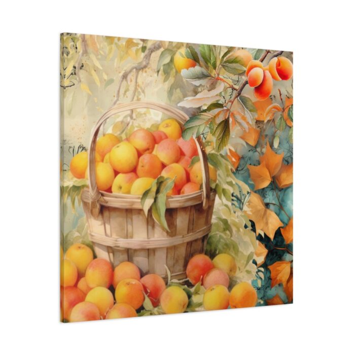 Peach Harvest Calendar  Standard Canvas - Image 1