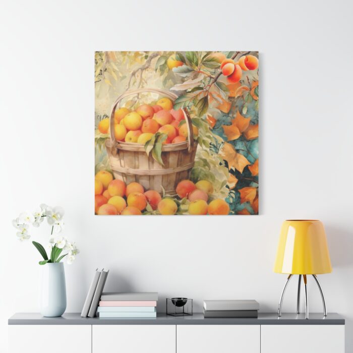 Peach Harvest Calendar  Standard Canvas - Image 3