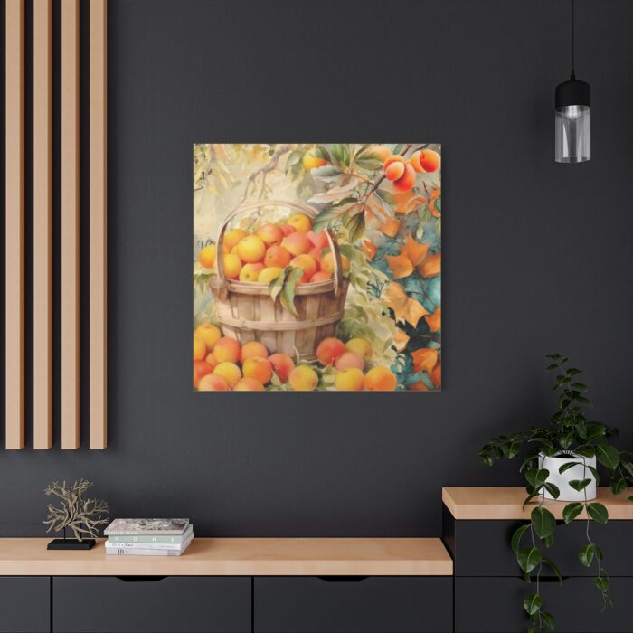 Peach Harvest Calendar  Standard Canvas - Image 4