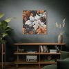 101419-349.jpg Winter Leaves Seamless Pattern Standard Canvas