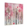 101419-350.jpg Whimsical Pink Winter Forest Art Standard Canvas