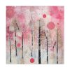 101419-351.jpg Whimsical Pink Winter Forest Art Standard Canvas