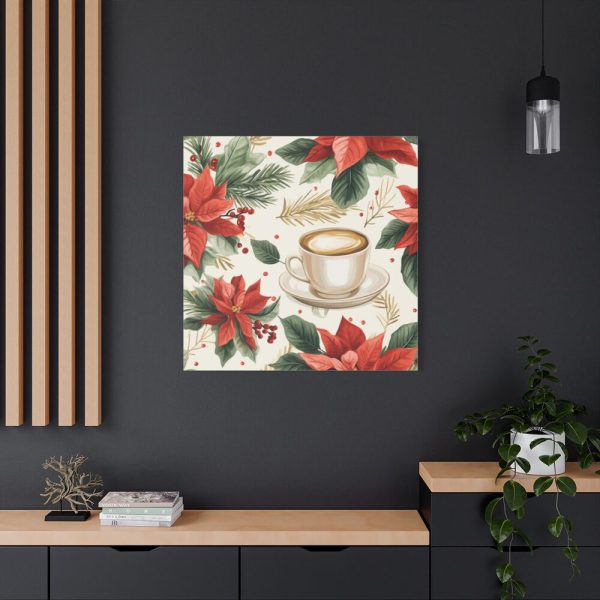 101419-383.jpg Holiday Beverage Seamless Pattern Standard Canvas