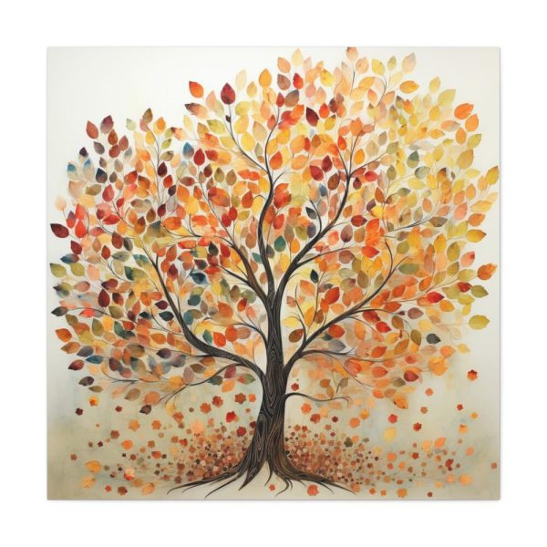 101419-400.jpg Autumn Leaves Tree Art Standard Canvas