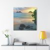 Island Paradise Hawaii Tropical Standard Canvas