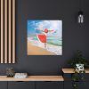 Woman Dance Beach Happy Standard Canvas