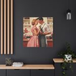 Retro Kitchen Romance Standard Canvas - Image 4
