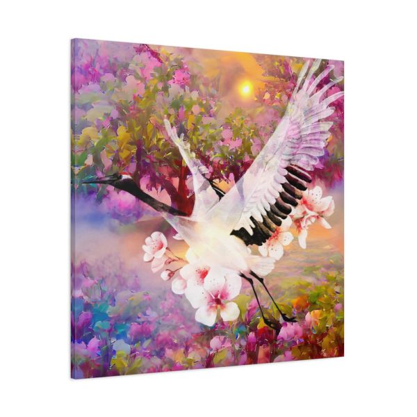 101419-5.jpg Magnificent Pink Pear Blossom Garden Standard Canvas