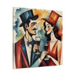 Couples in Picasso Style Standard Canvas