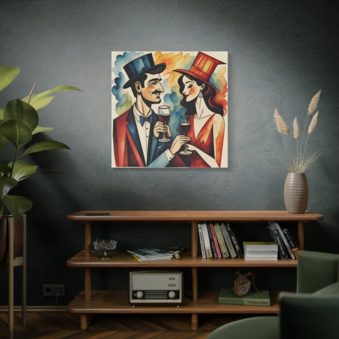Couples in Picasso Style Standard Canvas - Image 5