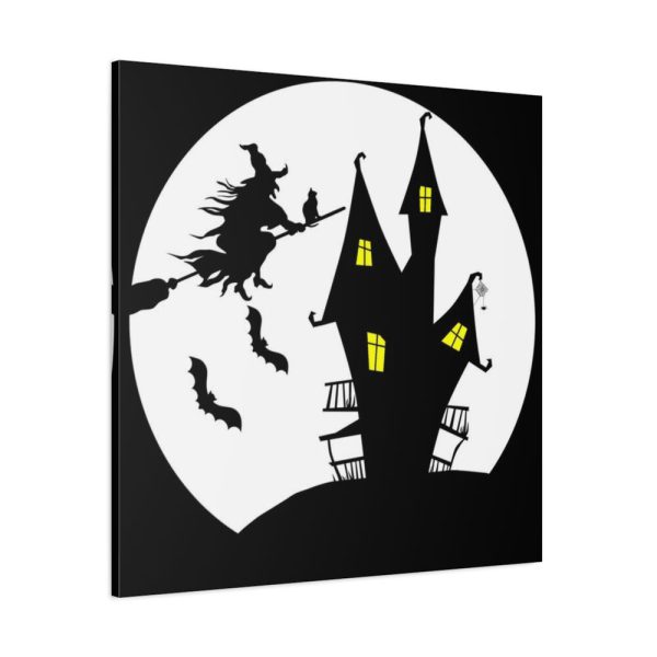 101419-60.jpg Witch Flying in Dark Standard Canvas