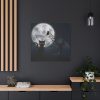 101419-68.jpg Cat and Full Moon Standard Canvas