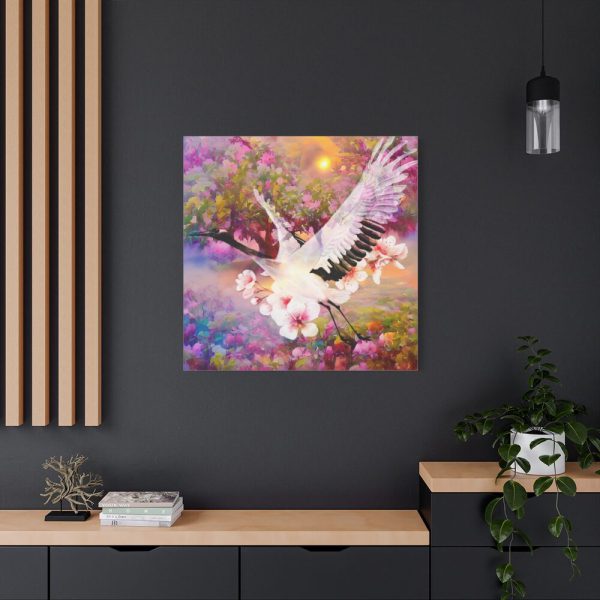 101419-8.jpg Magnificent Pink Pear Blossom Garden Standard Canvas