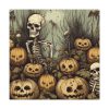101419-81.jpg Halloween Pumpkins And Skeletons Standard Canvas