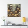 101419-82.jpg Halloween Pumpkins And Skeletons Standard Canvas