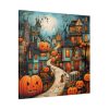 101419-85.jpg Halloween Jack-o-Lantern Village Standard Canvas