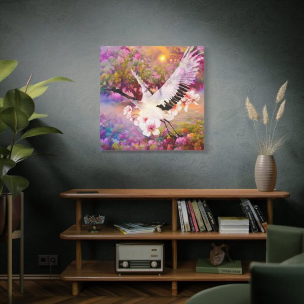 101419-9.jpg Magnificent Pink Pear Blossom Garden Standard Canvas