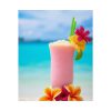 101855.jpg Tropical Colorful Drink on the White Sand Beach Poster