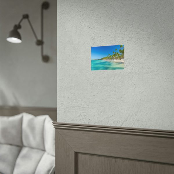101857-14.jpg Palm Trees On The Beach Poster