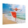 101857-7.jpg Woman Dance Beach Happy Poster