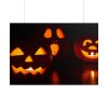 101875-111.jpg Halloween Pumpkin With Candles Inside Poster