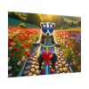 101875-132.jpg Animal on Bicycle Poster