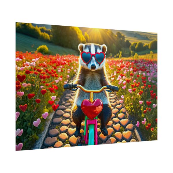 101875-132.jpg Animal on Bicycle Poster