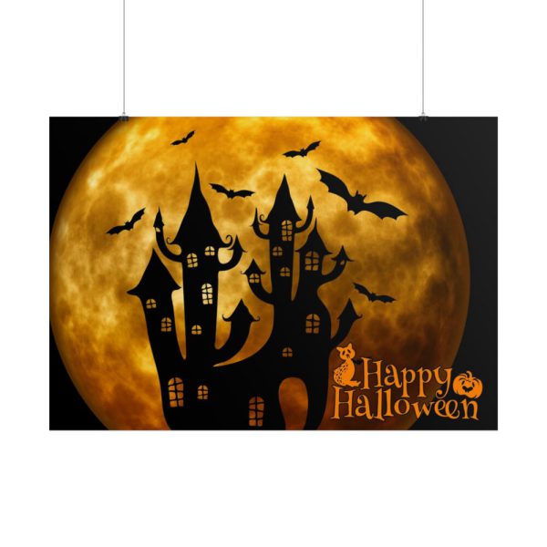 101875-146.jpg Halloween Castle Weird Surreal Atmosphere Poster