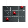 101875-16.jpg Tic Tac Toe Love Heart Poster