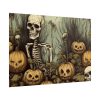 101875-172.jpg Halloween Pumpkins And Skeletons Poster