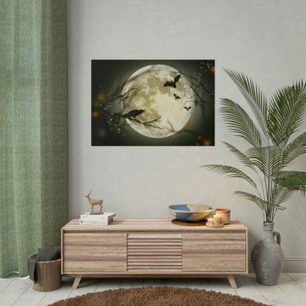 101875-178.jpg Full Moon on Halloween Poster