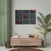 101875-18.jpg Tic Tac Toe Love Heart Poster