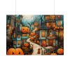 101875-181.jpg Halloween Jack-o-Lantern Village Poster