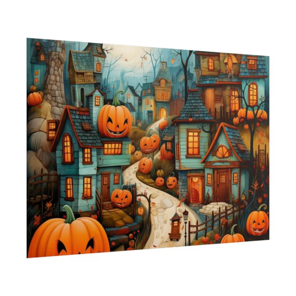 101875-182.jpg Halloween Jack-o-Lantern Village Poster