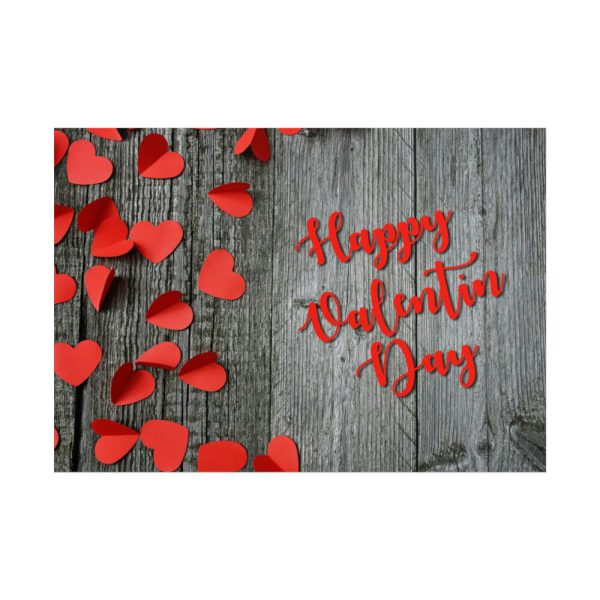 Valentines Day Red Heart Poster