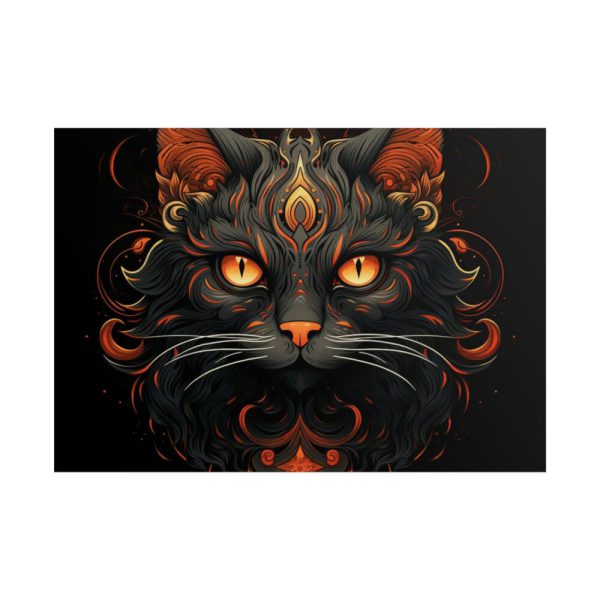 101875-205.jpg Halloween Mystic Black Cat Poster