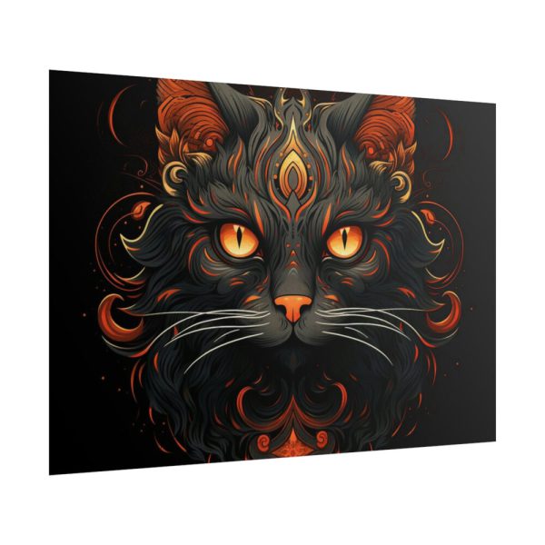 101875-207.jpg Halloween Mystic Black Cat Poster