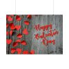 Valentines Day Red Heart Poster