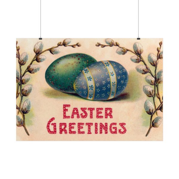 Old Colorful Easter Poster