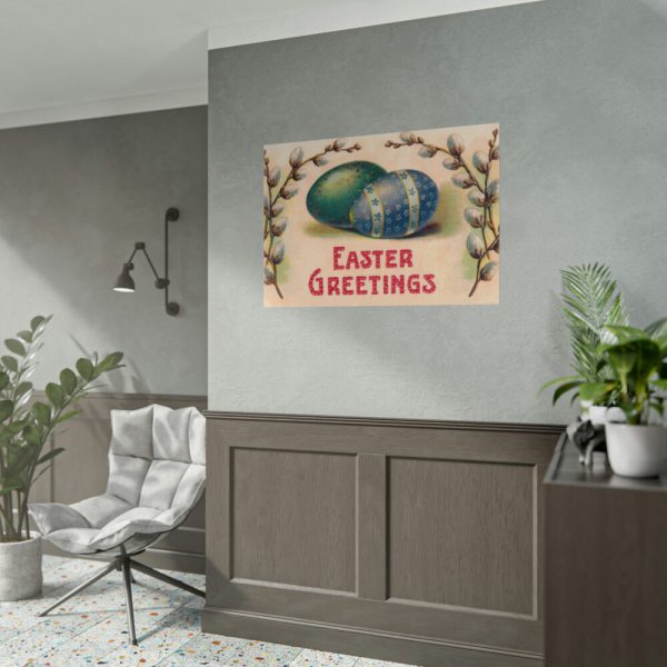Old Colorful Easter Poster