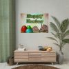 101875-238.jpg Two Easter Bunny with Eggs Poster